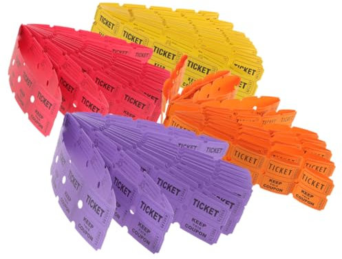 VALICLUD 400stücke Gewinnlose Party Zubehör Festival Lose Bögen Hochzeits Party Spiel Zubehör