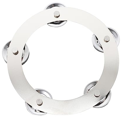 BESPORTBLE Hochwertige Schlagzeug Glocke Robuste Hi Hat Klingel aus und Kompakte Silberne Trommelglocke für Verbessertes Spielerlebnis für Percussion Enthusiasten