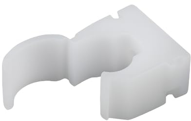 22 mm Talon Rohrschelle mit Scharnier | Sichere Kunststoff-Rohrstützklemme