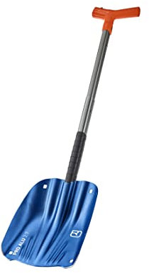 Ortovox Unisex-Adult Pro Alu III + Pocket Spike Lawinenschaufel, Safety Blue, One Size
