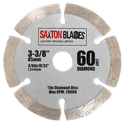 Saxton 85mm Diamond Tile Circular Saw Blade Worx Worxsaw Bosch Makita Ryobi etc