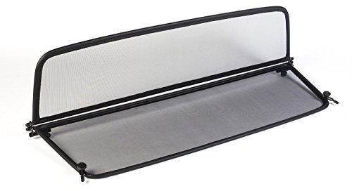 GermanTuningParts Windschott für BMW 4er F33 2013-2017 - Klappbar - mit Schnellverschluss – Schwarz | Windabweiser | Windblocker | Wind Deflector