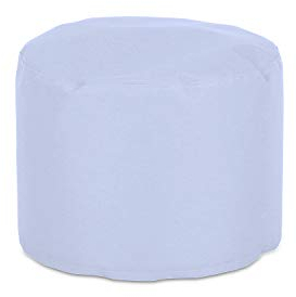 knorr-baby 440100 Hocker Rund M, Fb. hellgrau, grau