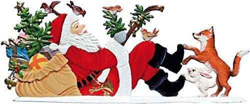 Wilhelm Schweizer Zinnfigur Nikolaus ruht Sich aus - Jahresnikolaus von 2014