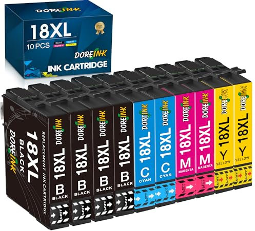 18XL Multipack Druckerpatronen Kompatibel für Epson 18XL Patronen für Expression Home XP-322 XP-215 XP-205 XP-225 XP-305 XP-325 XP-422 XP-405 XP-415 XP-425 XP-315 XP-312 XP-425 XP-412