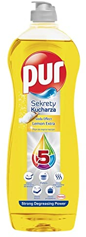 Waschflüssigkeit PUR Zitrone 750ml / Hygieneartikel & Spender/Typ-für Geschirr/Farbe-Mix Farbe/Kapazität (ml)-750