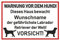 Samunshi® Aufkleber Labrador Retriever Warnung - Schild Sticker Hinweisschild Warnschild Vorsicht Hund 50 x 33cm Labrador Retriever Warnung schwarz