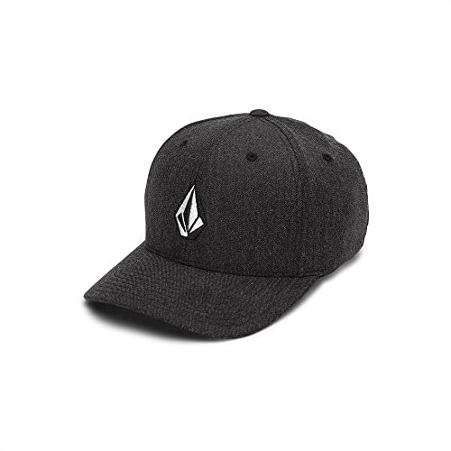 VOLCOM Herren Full Stone Hthr Flexfitâ Hat Cap, Kohle (Charcoal Heather), S-M