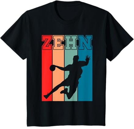 Handball Kinder 10 Jahre Trikot Handballspieler Handballer T-Shirt