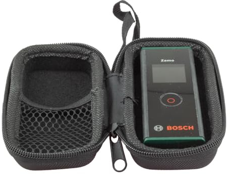 caseroxx Laserentfernungsmessgeräte Tasche passend für Bosch Zamo in schwarz, Transport Aufbewahrung Etui Hülle
