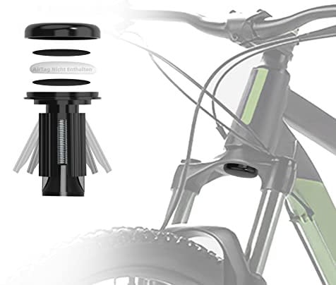 EFEALL Airtag Fahrradhalterung Anti-Diebstahl-Airtag-Hülle wasserdichte Versteckte Airtag-Fahrradhalterung Geeignet für Fahrräder mit Löchern in der Gabel (AirTag Nicht enthalten)