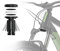 EFEALL Airtag Fahrradhalterung Anti-Diebstahl-Airtag-Hülle wasserdichte Versteckte Airtag-Fahrradhalterung Geeignet für Fahrräder mit Löchern in der Gabel (AirTag Nicht enthalten)