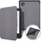 DINGGUAGUA Custodia per E-Book Kobo Clara 2e 6 Pollici/Tolino Shine 4 eReader,Cover in Morbido TPU con Auto Sveglia/Sonno,Grigio