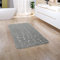 Paco Home Badezimmerteppich Badematte Badteppich Badvorleger Duschvorleger Waschbar Flauschig Memory Foam 3D Effekt, Grösse:65x120 cm, Farbe:Grau 5