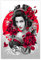 MJKO Japanisches Geisha-Leinwand-Poster, Schlafzimmerdekoration, Sport-Landschaft, Büro, Raumdekoration, Geschenk, ohne Rahmen, 30 x 45 cm