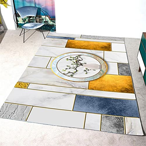 DJHWWD Waschbare Teppiche Balkon Outdoor Teppich Rechteckiger Grauer Teppich, moderner Wohnzimmerteppich, Schlafzimmerteppich, schmutzabweisend Salon Auslegware 40X60CM