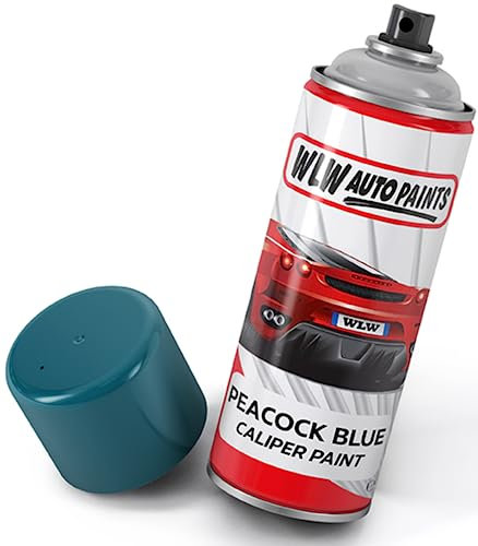 Xtremeauto Brake Caliper Spray Paint - High Temperature Brake Caliper Paint, 400ML Gloss Brake Callipers Aerosol Break Calipers Paint (Peacock Blue)