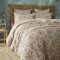 Parure de lit Gaze de Coton imprimé Floral 140x200 Rose
