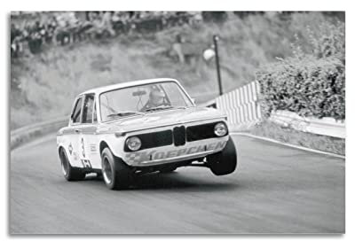 CLTE BMW 2002 Classic Race Car Poster Wandbild für Schlafzimmer