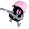 Brogtorl Wickelsitz-Set, Baldachin-Sonnenschutz, Rosa, Kompatibel mit Doona-Kinderwagen