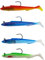 Gummifische Zander Set 3D-Augen weiche Angelköder 15cm 30g Fische Angeln Forelle & Barsch Köder Jigköpfe Kunstköder, Fischen Geschenk Für Süßwasser Salzwasser, 4er Pack, #4