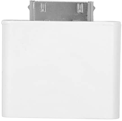 30 Pin Bluetooth Adapter, Wireless Bluetooth Sound Dongle Adapter for Home Conference, Bluetooth Adapter Audio Receiver Transmitter (White)