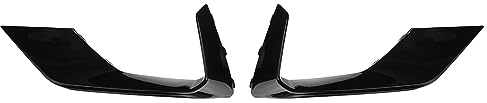EVERETTE Paar Auto-Nebelscheinwerfer-Abdeckung, Zierleiste, Nebelscheinwerfer-Grill, passend for Ford Focus MK4 ST, ST Line & ST Line X 2019–2021. Nebelscheinwerfer-Abdeckung (Color : Glossy Black)