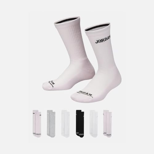 JORDAN Calze Legend Crew 6pk Girl Calze Colorato 9-11Y