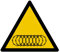W237 - Achtung Stacheldraht - Warnschild - Maße wählbar - Norm ISO 7010