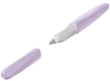 Pelikan Tintenroller Twist eco, universell für Rechts- und Linkshänder, Lavender, 1 Stück