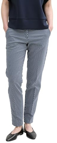 Tom Tailor Damen Mia Slim Fit Hose,37467 - Blue Navy minimal, 40/30