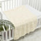 CREVENT Kuschelige, weiche, warme Sherpa-Babydecke für Mädchen und Jungen, Neugeborenen-Essentials für Säuglinge, Babyparty, Geschenk – Elfenbeinfarbener Bär, 75 x 100 cm