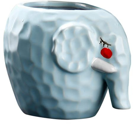 Garneck Keramik Cocktailbecher Elefanten Design Kleine Wein Tasse Glatte Oberfläche Für Bar Zuhause