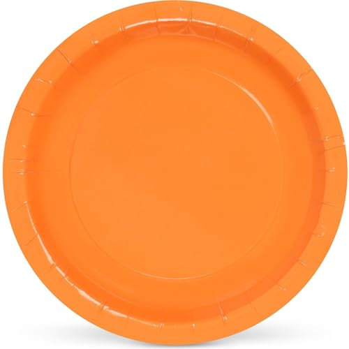 Algon | Set de 60 platos desechables – Platos Desechables Tamaño 20 cm Resistentes y ecológicos, ideales para fiestas, eventos y reuniones