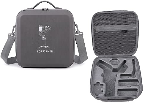 Generico RS 3 Mini Case, borsa a tracolla impermeabile per DJI RS3 MINI, custodia per stabilizzatore gimbal portatile con tracolla regolabile