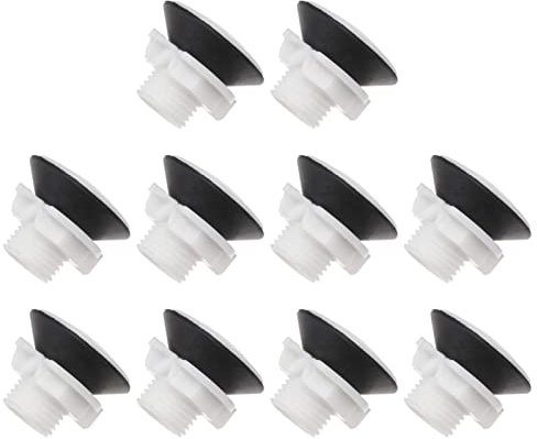 SHINEOFI 10 Piezas Cubierta Decorativa Del Fregadero Tapón Del Fregadero Tapa Del Orificio De Sellado Del Fregadero Tapa Del Orificio Del Lavabo Fregadero Accesorio Blanco Plastico Abs