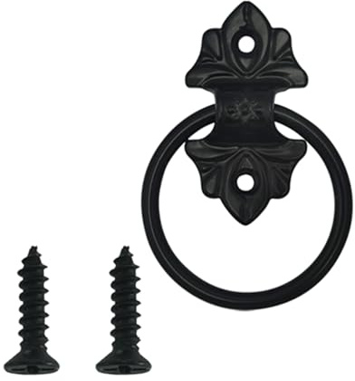 Uqezagpa Bronzes Schubladengriffe, Kommoden, Ringe, traditionelle Ringe, Vintage-Stil, Schrankknauf, Metall, für Schrankrenovierungen, Ziehknöpfe