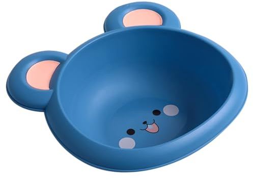 Babywaschbecken für Babys und Kinder, Blaue Pp Cartoon Badewanne | Leicht, Robust und Pflegeleicht, Kompaktes Design, für Gesicht Waschen, Baden im Alltag, Leicht zu Tragen