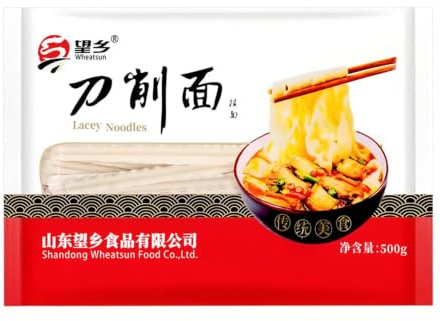 SntCrave Knife Cut Noodles 500g | Chewy, Traditional, Versatile | Thick centre, thin edges. Absorbs broth perfectly. Ideal for soups, stir-fries & cold salads. No preservatives.