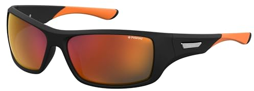 Polaroid Herren PLD 7013/S Sunglasses, BKORNFLRU, 63