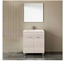 DUCHA-ES Mueble EKO con Lavabo y Espejo Arena 60CM