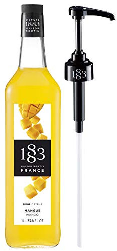 Routin 1883 Premium Mango Syrup (Glass Bottle) 1L + Pump