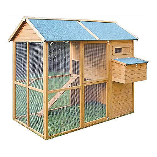 Horizont 38595409 Hühnerhaus Helsinki, 131 cm x 190 cm x 183 cm