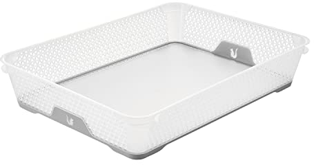 keeeper Stapelkorb, Rutschfest, DIN A4, 36 x 26,5 x 7 cm, Jonas, Nordic Grey