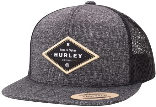 Hurley Men's Cap - Renegade Snap Back Trucker Hat, Size One Size, Black