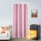 SK Studio Türvorhang Blickdicht Thermo Gardinen Vorhang mit Ösen Thermovorhang Kälteschut Wärmeisolierend für Schlafzimmer Tür Schrank Vorhang Hell-Pink, 132x198cm