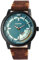 Raptor Accom Herren-Uhr Leder Datum Leuchtzeiger Analog Quarz RA20277 (braun)