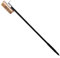 Brosse métallique pour four, brosse à pizza plus longue avec grattoir à poils en laiton, brosse métallique réglable avec grattoir en métal