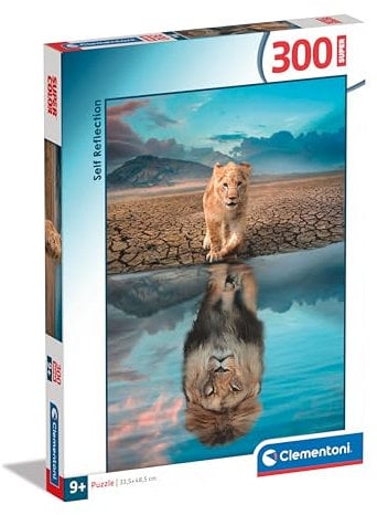 Clementoni Supercolor Self Reflection Kinder Puzzle 300 Teile - Puzzle 48,5 x 33,5 cm für Kinder ab 9 Jahre - Geschicklichkeitsspiel von Clementoni 21719