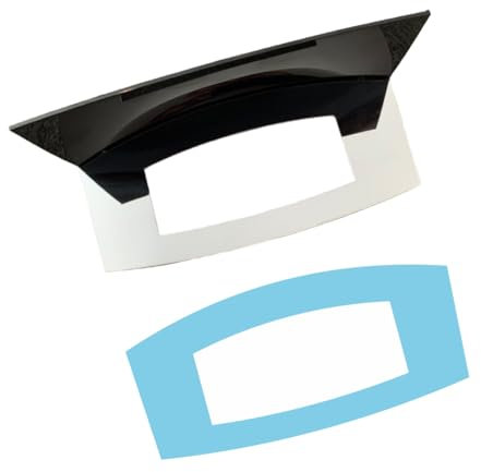3 x Schutzfolie/Kratzschutz passend für Jura C3 & C8 - Piano Black - 15599/15603 - Tassenablage - Abtropfblech - Kratzschutz